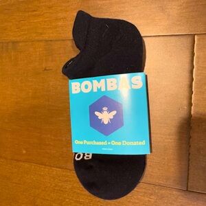 Bombas Women’s Black Ankle Socks Small NWT